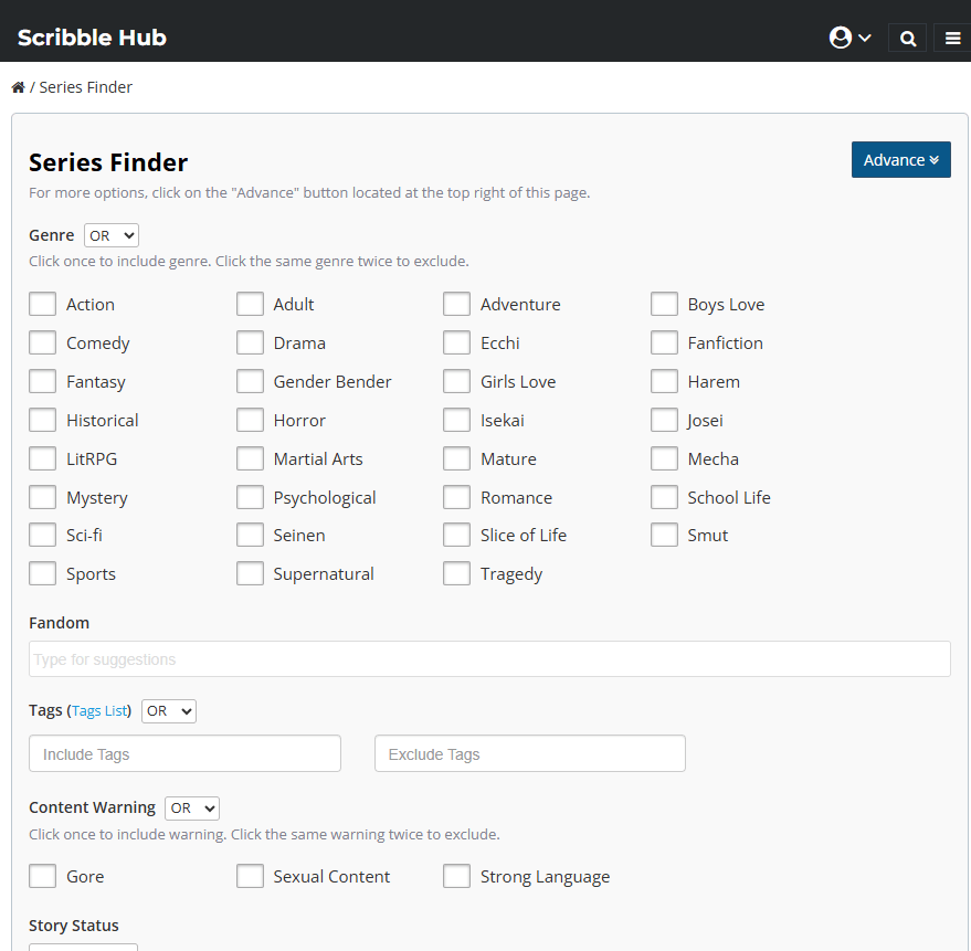 Web novel page displaying ratings, reviews, comments, and reader engagement metrics.